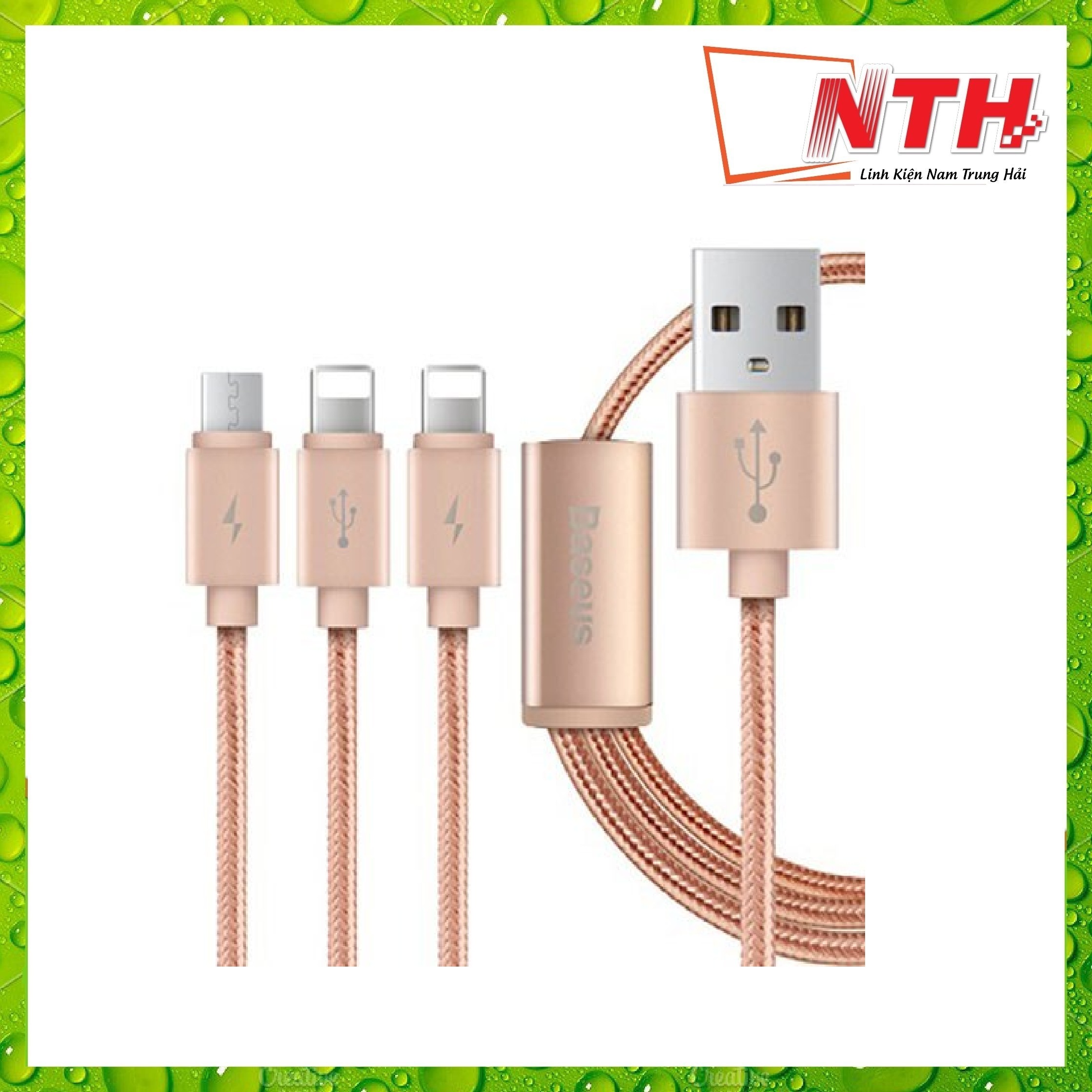 [HCM]CÁP SẠC 3 ĐẦU DÂY DÙ