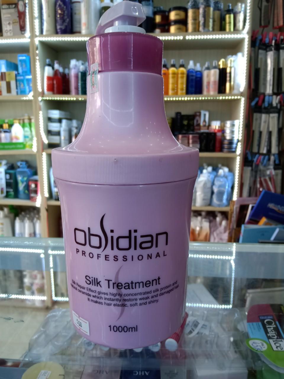 Hấp dầu lạnh siêu mượt Obsidian Silk Treatment 1000ml chính hãng