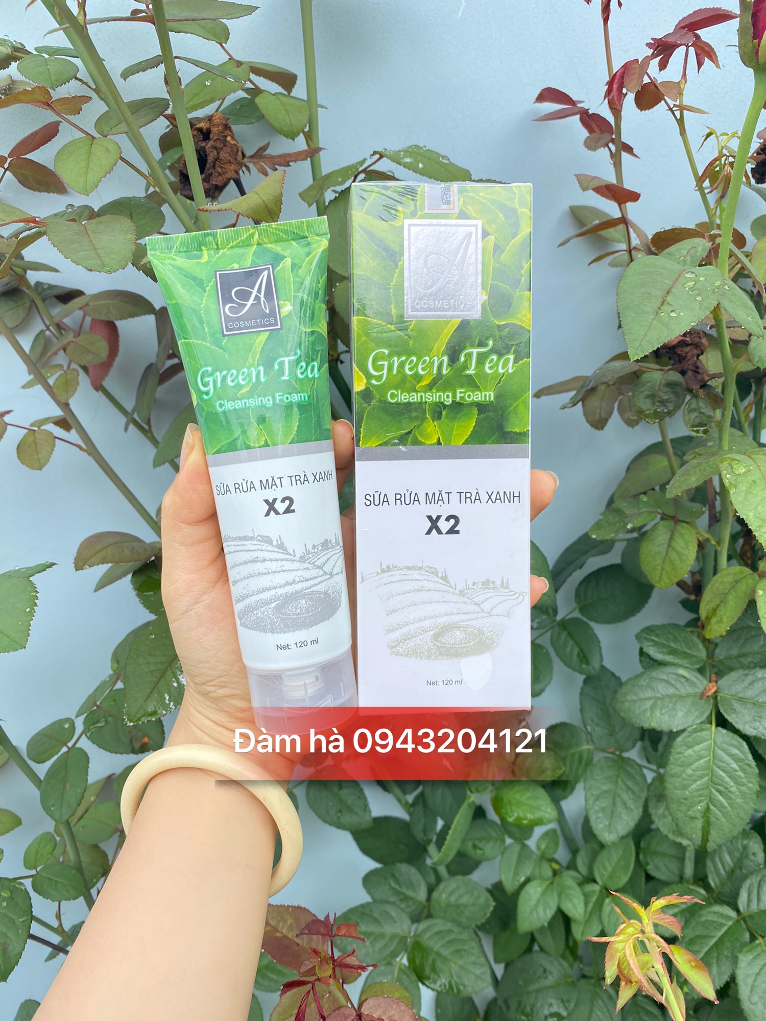 Sữa rửa mặt Trà xanh x2 acosmetics phương anh