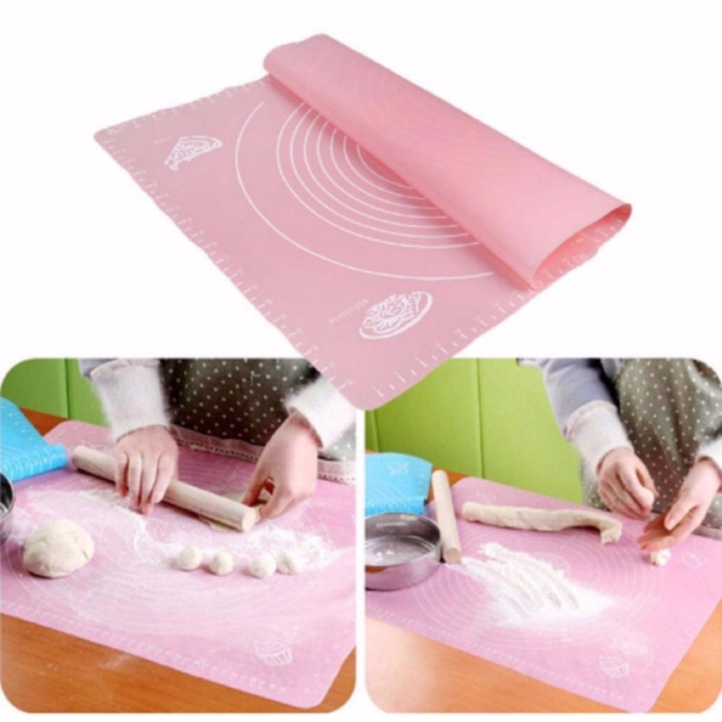 Tấm lót nhào bột silicon size 40x50cm