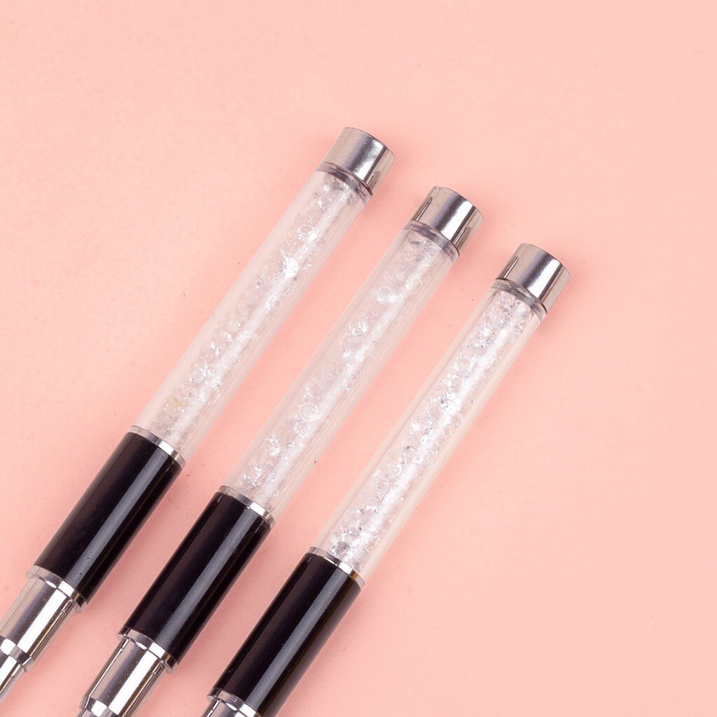 Cọ nét cán đá cao cấp 3 sizes (7mm; 9mm; 11mm) - Cọ vẽ nail chuyên dụng (lẻ chiếc)