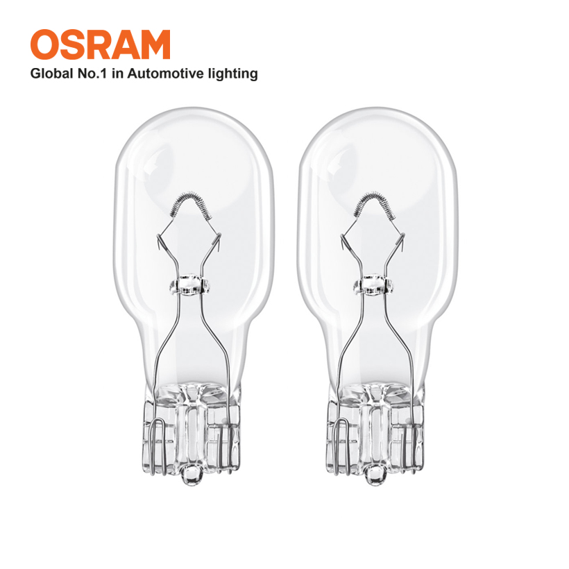 Combo 2 Bóng Đèn Chân Ghim Trung 1 Tim OSRAM Original T15 W16W 12V 16W - Nhập Khẩu Chính Hãng