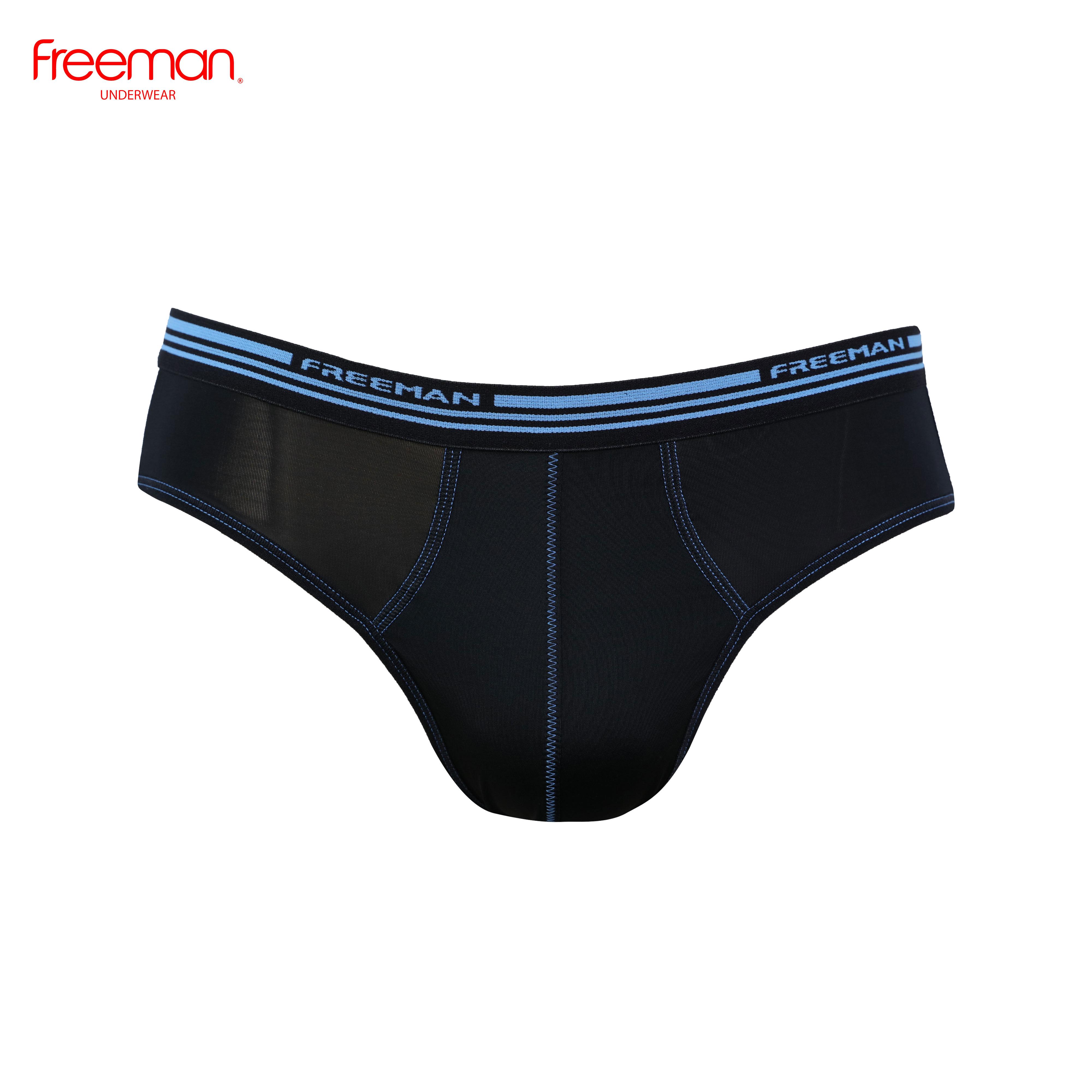[XANH TÍM] Quần lót nam thun lạnh Freeman [Combo 5] - BO756