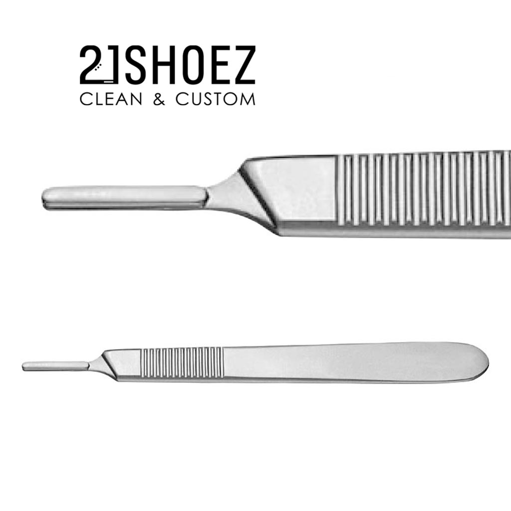 [HOT] Cán Dao Mổ Thép Không Gỉ Custom Giày ( Tặng 5 Lưỡi Dao ) - 21SHOEZ