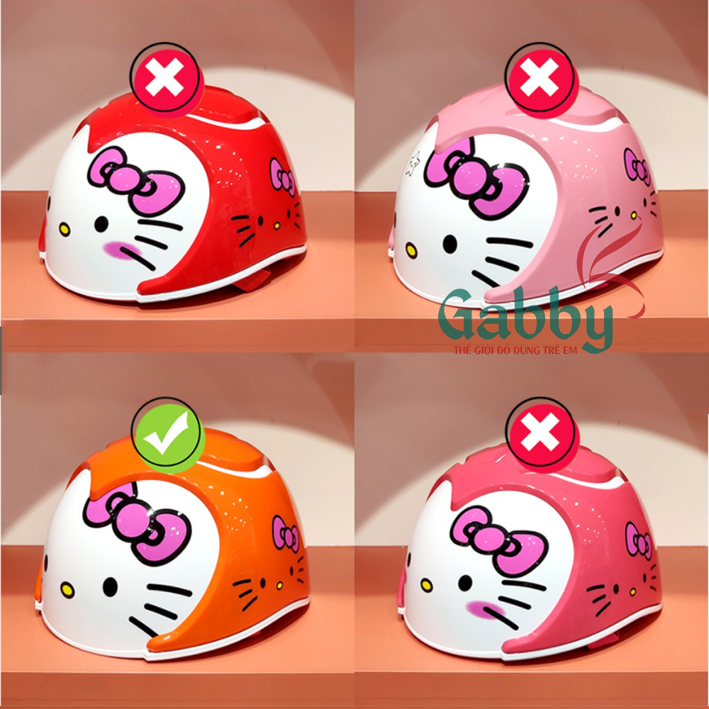 MŨ NÓN BẢO HIỂM CHO BÉ HELLO KITTY - GABBY STORE