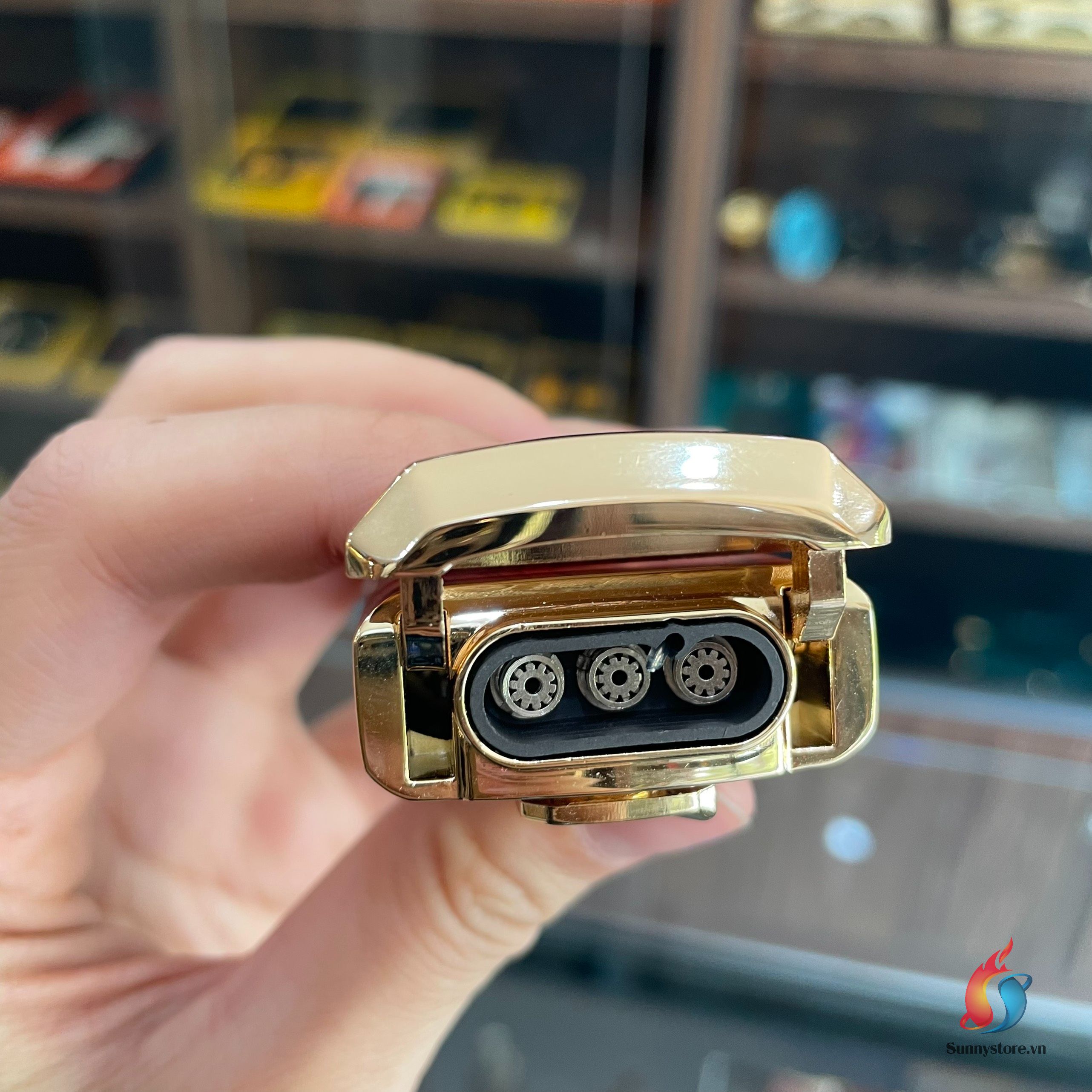 Bật lửa xì gà 3 tia kèm đục Cohiba COB107