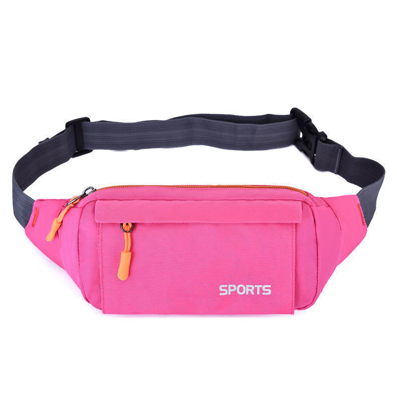 Túi đeo hông đeo bụng cao cấp thể thao du lịch sport viền cam Shalla