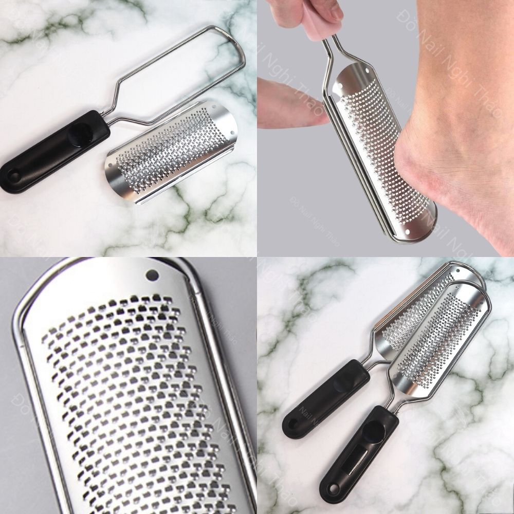 Dụng cụ chà gót chân inox
