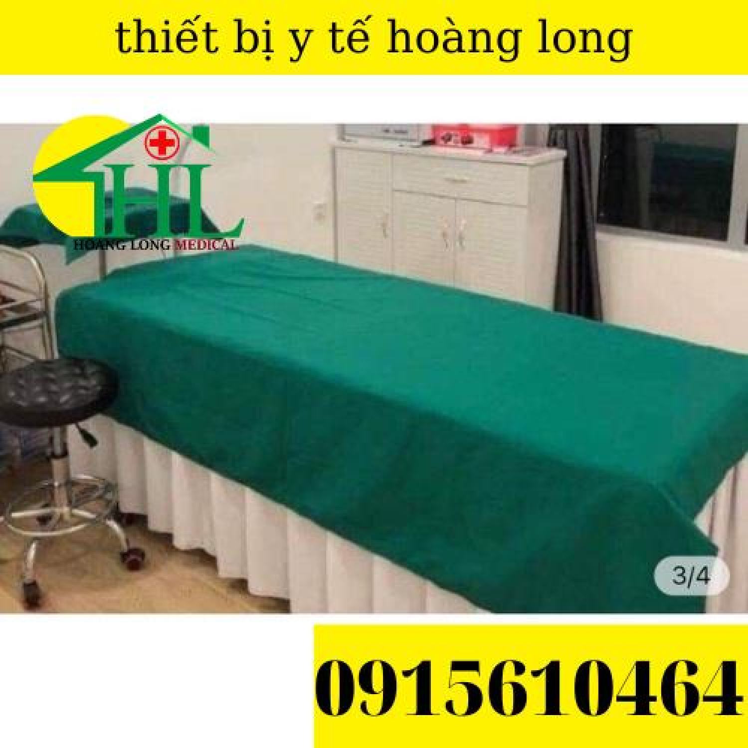 Ga giường y tế màu trắng (chun và k chun) 115x220cm