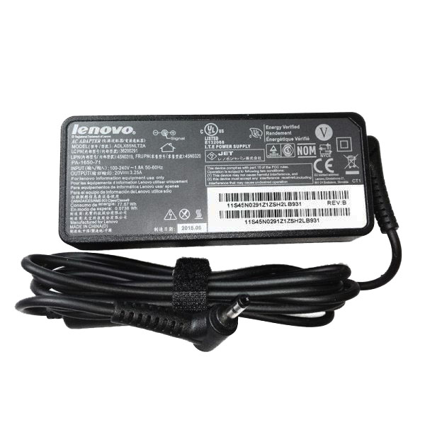 Sạc Laptop Lenovo IBM 20V - 3.25A Đầu Thường