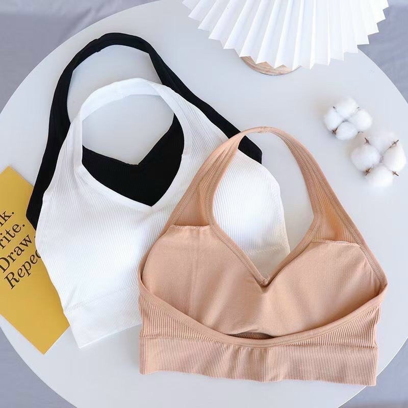 Áo Bra Nữ Kiêu Cổ Yếm Hở Lưng Dáng U Kèm Mút Ngực Siêu Hot YK2288