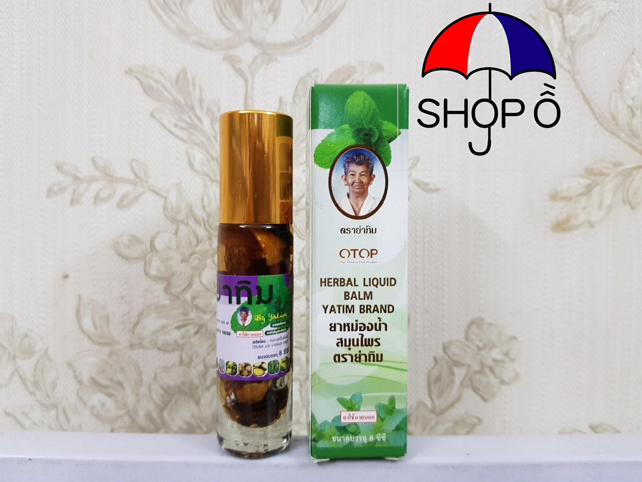 [HCM]Dầu lăn Otop 16 vị thảo dược Thái Lan 8cc