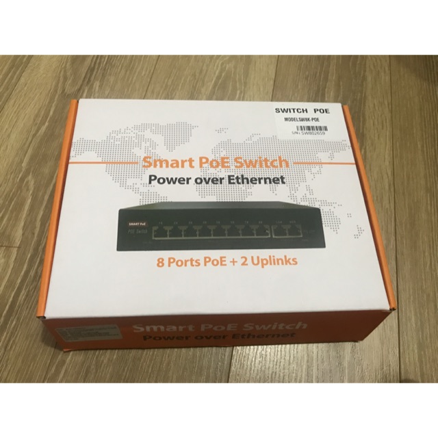 Switch poe Bộ Chia Mạng Smart PoE Switch (8 & 4 Port PoE ) + 2 Ports Uplink