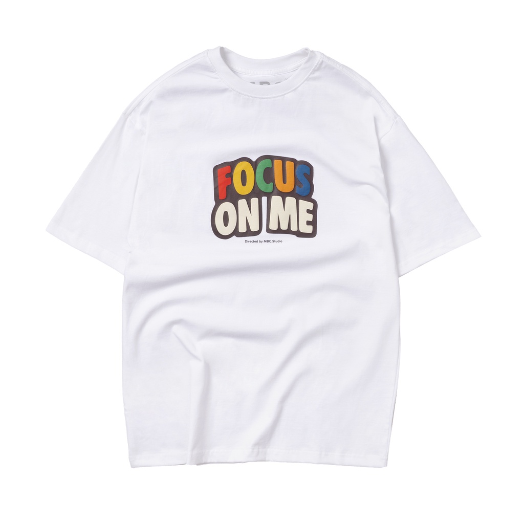 Áo Thun MBC Focus On Me Colorful - Đen/Trắng/Kem/Xám/Xanh