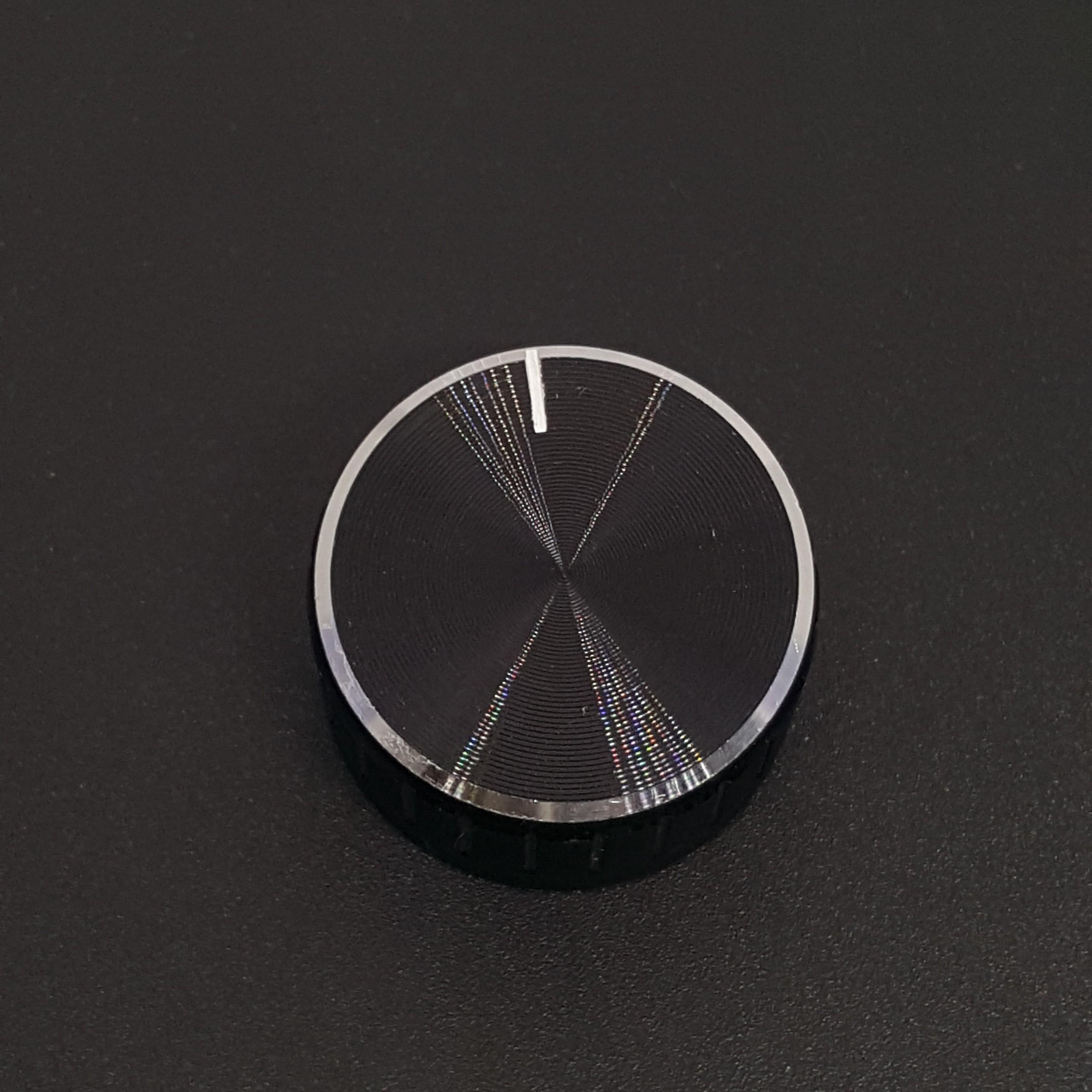 2 con Núm triết áp đen 30mm