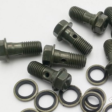 Ốc dầu xe máy cao cấp kèm long đền - 1 cái
