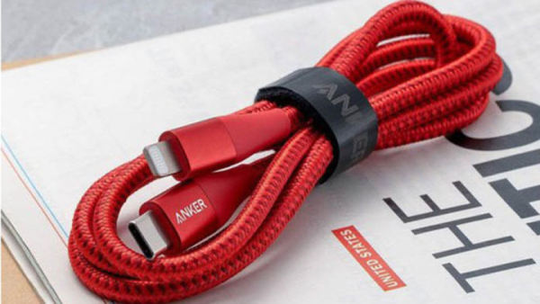 Cáp Anker PowerLine+ II Lightning to USB-C, dài 0.9m - A8652 - Đỏ