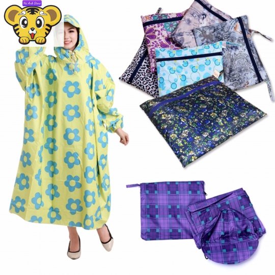 Màu ngẫu nhiên áo mưa bít dù, áo mưa người lớn áo mưa vải dù nhiều hình size lớn
