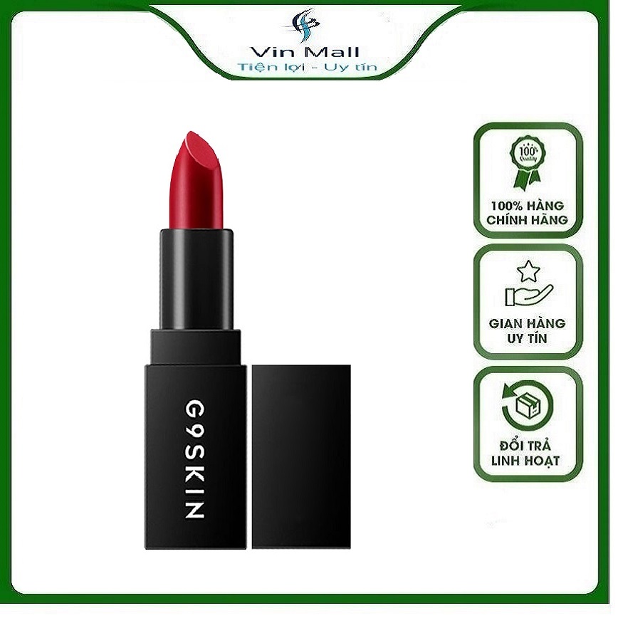 Son thỏi siêu mịn môi g9skin lipstick - màu đỏ
