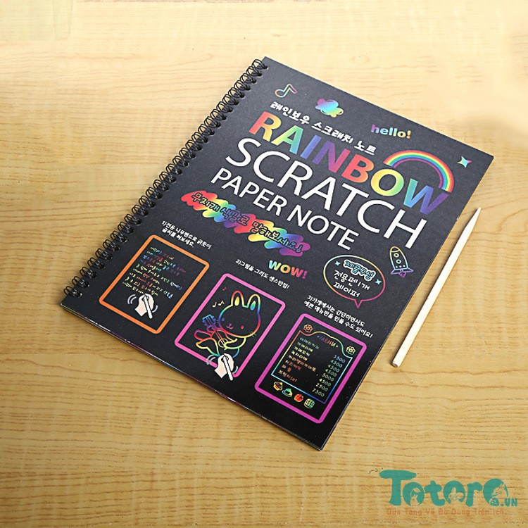 Sổ vẽ Scratch Note