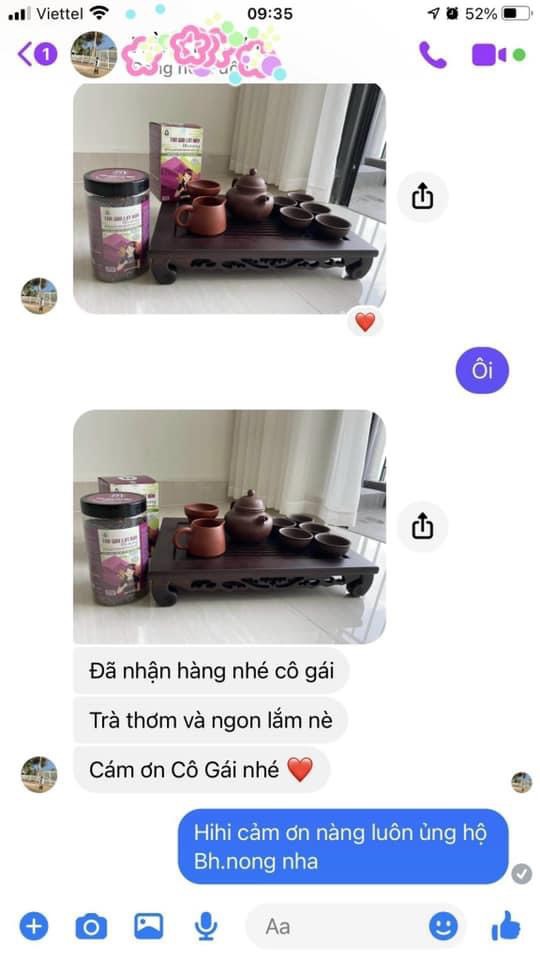Trà Lứt Rẫy Đậu Đen Xanh Lòng Rang Mộc (Hộp 500g sang trọng)