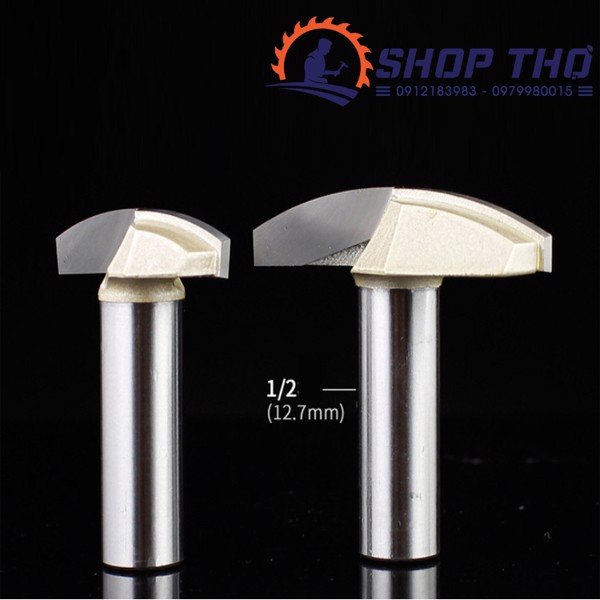 Mũi Phay Đánh Hình Cầu Lõm Tideway Cốt 12.7mm