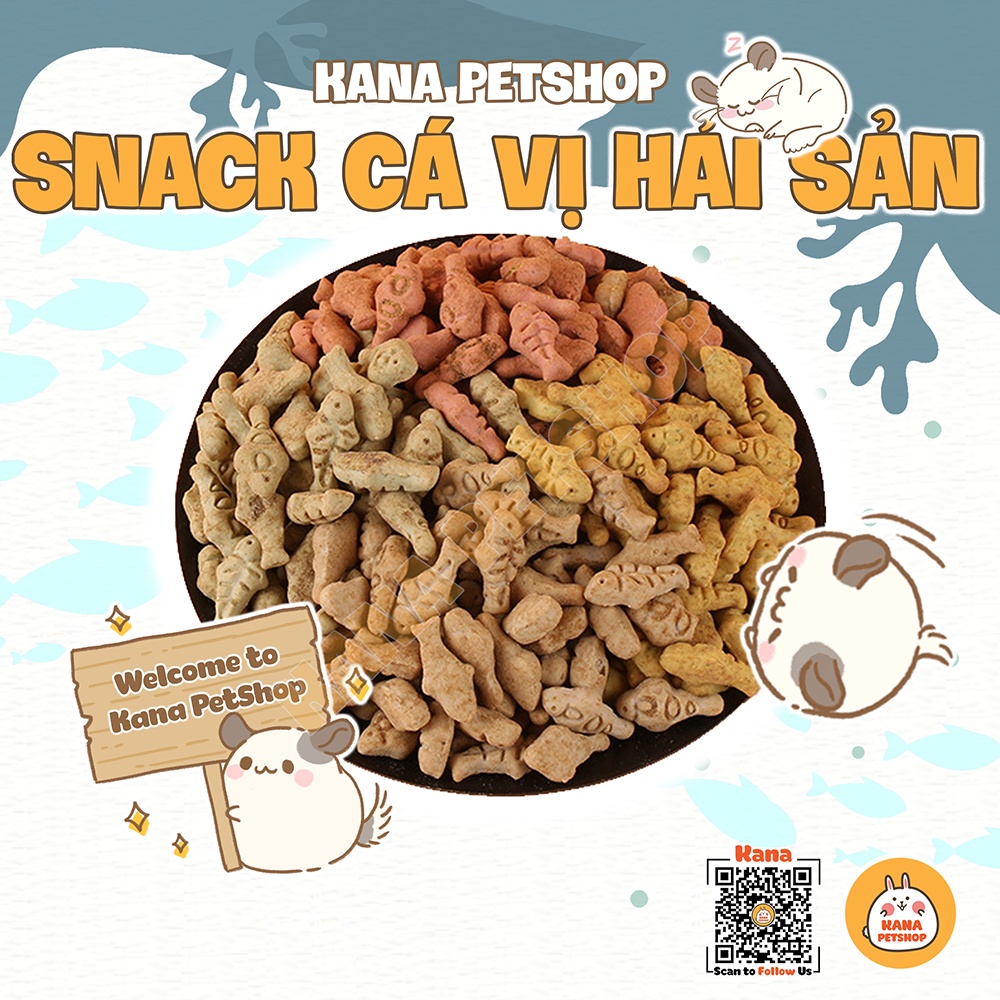Bánh ăn dặm hamster 🐹freeship🐹 bánh quy cá sữa đồ ăn mài răng thức ăn hamster , sóc ...