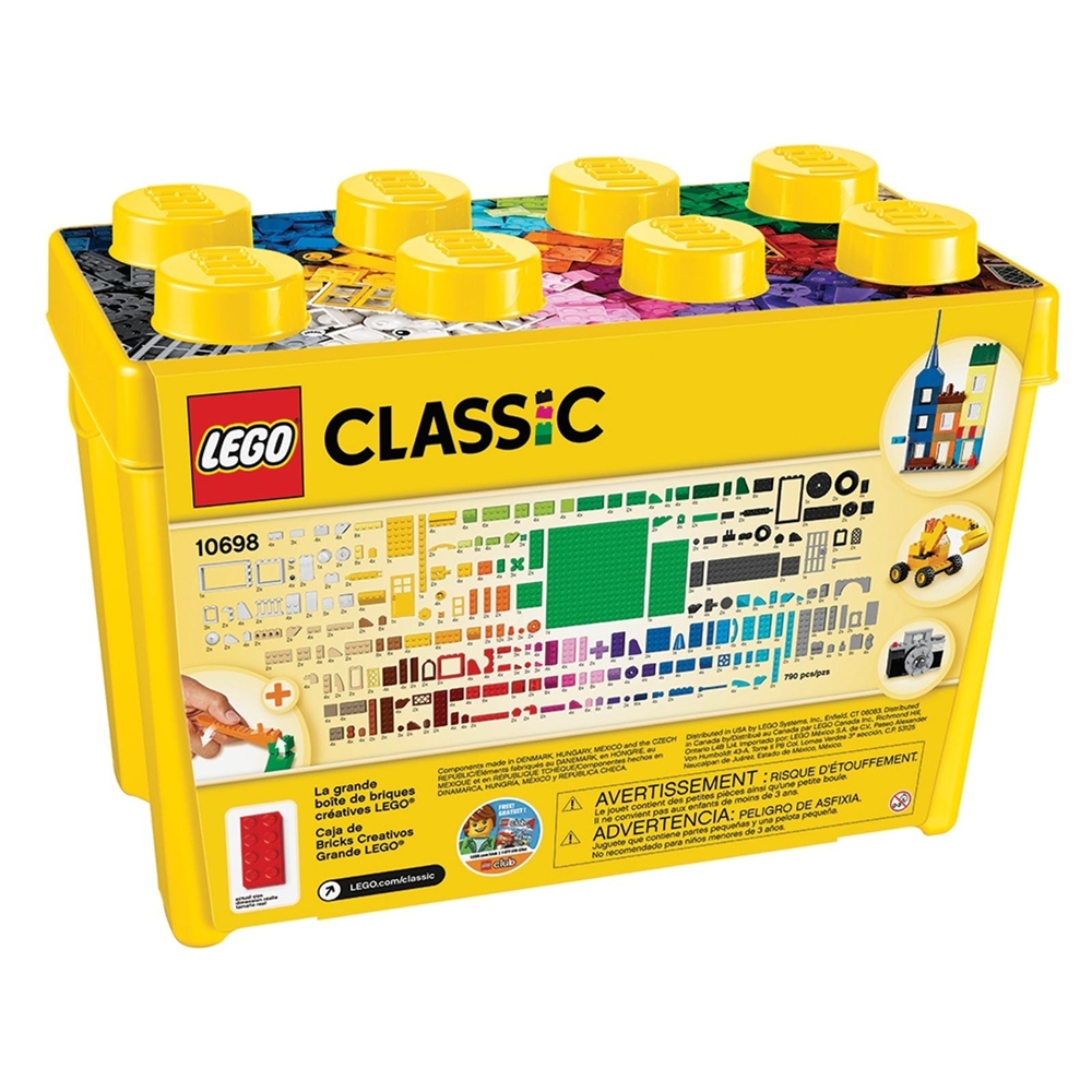 Đồ Chơi Lắp Ráp Lego Classic 10698 - Large Creative Brick Box (790 Mảnh Ghép)