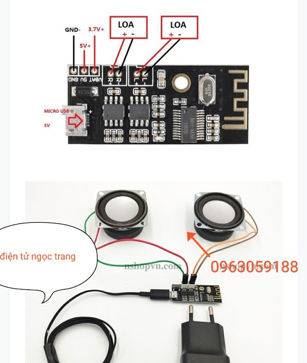 Mạch Giải mã âm thanh bluetooth M28