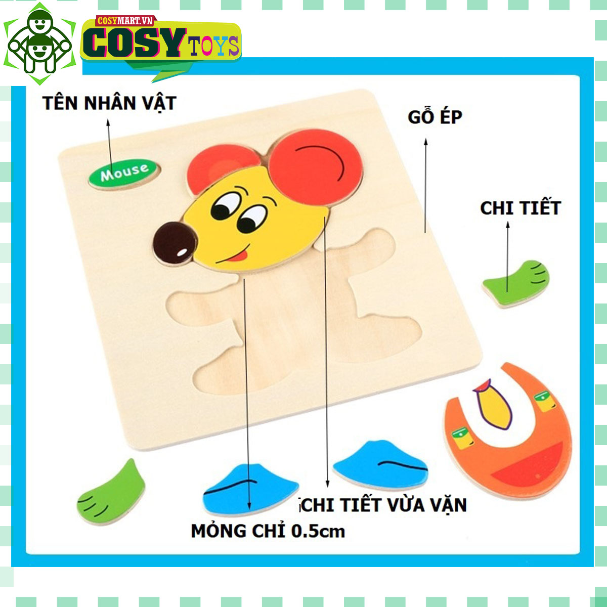 Tranh gỗ ghép 3D đủ chủ đề