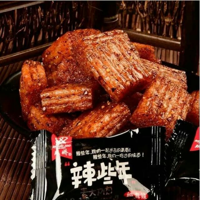 Thịt Hổ Chay - Gói Đen 250gr - Đồ Ăn Vặt