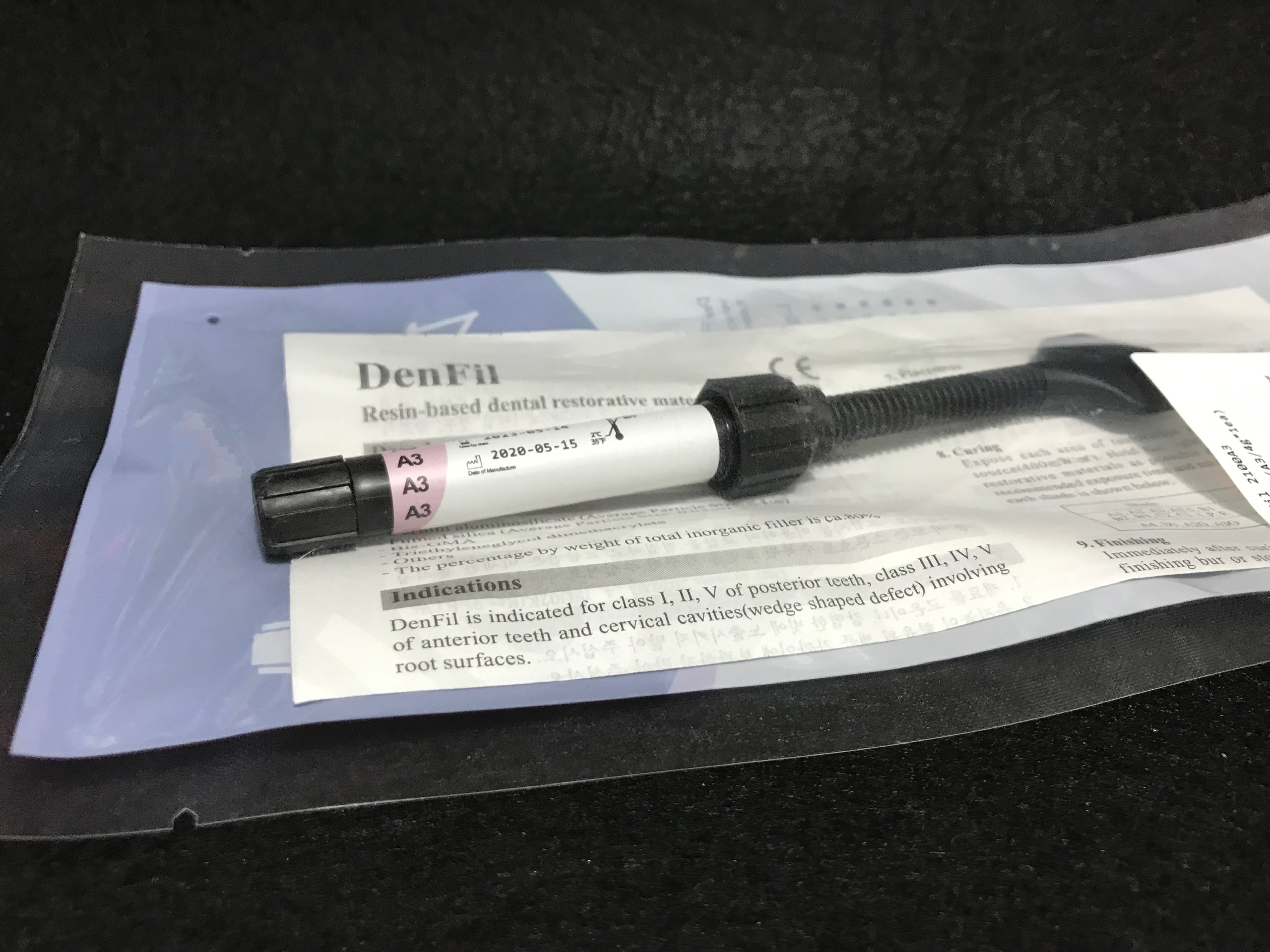 [HCM]Composite đặc B1 A1 A2 A3 A35 A4/ lỏng Denfil 2g - Màu A2 A3 A35