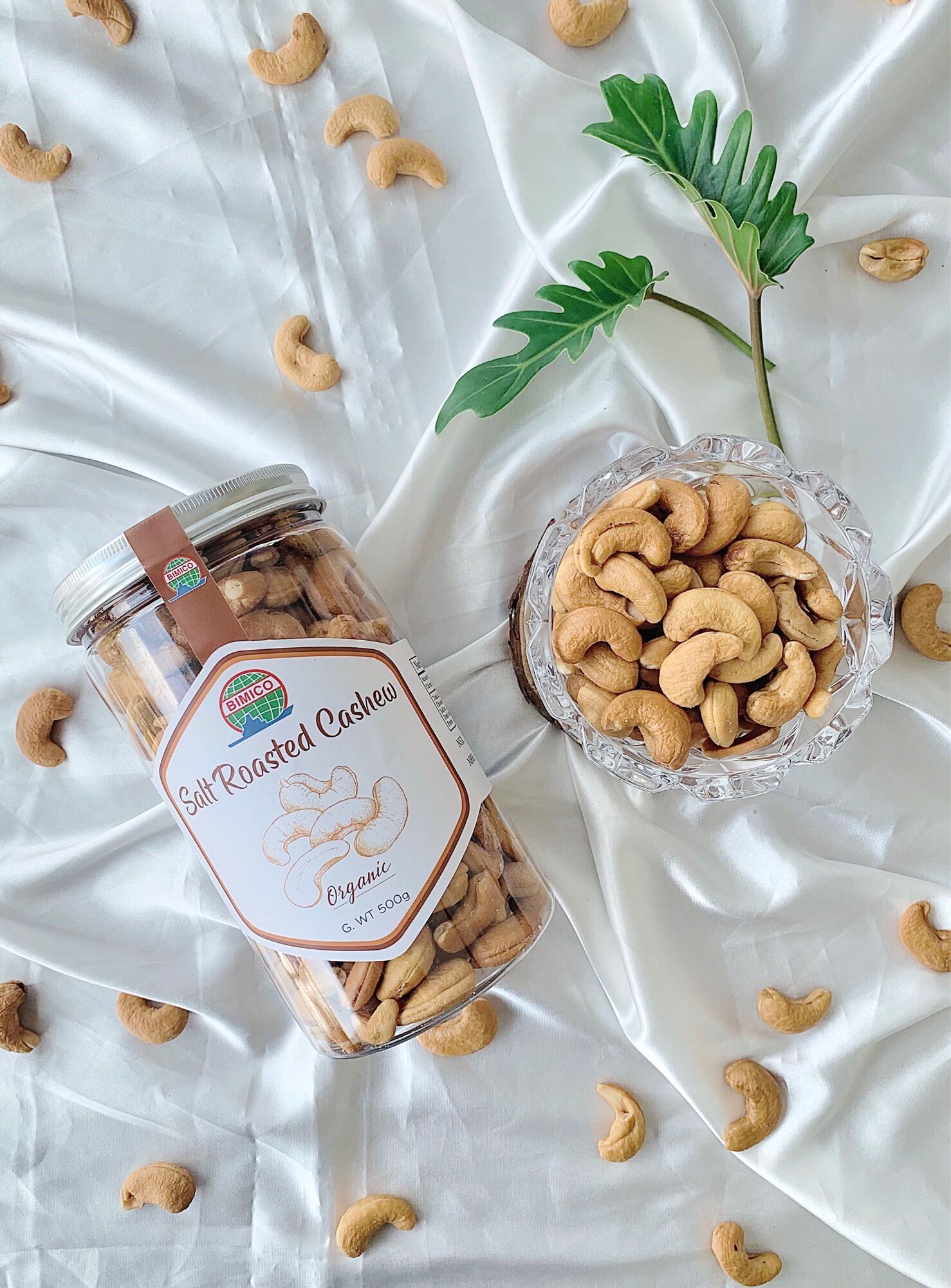 Hạt Điều Rang Muối Tách Vỏ 500Gr - Freeship Max - Bimico