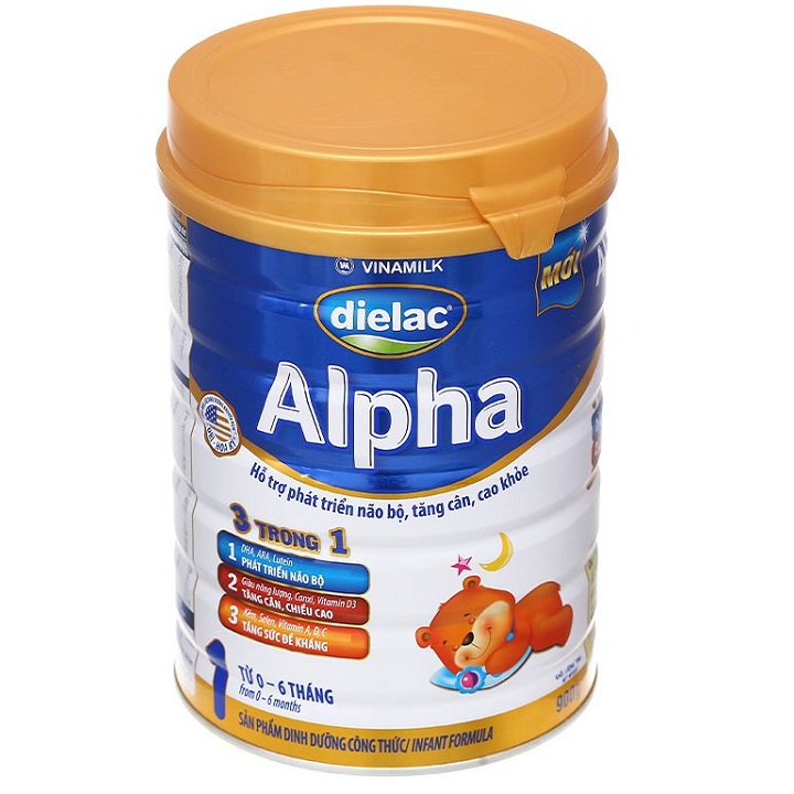 Sữa bột Dielac Alpha Step 1- 900g