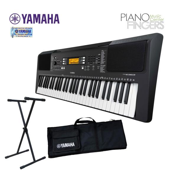 Đàn organ Yamaha PSR-E363+Chân+Bao - Piano Fingers
