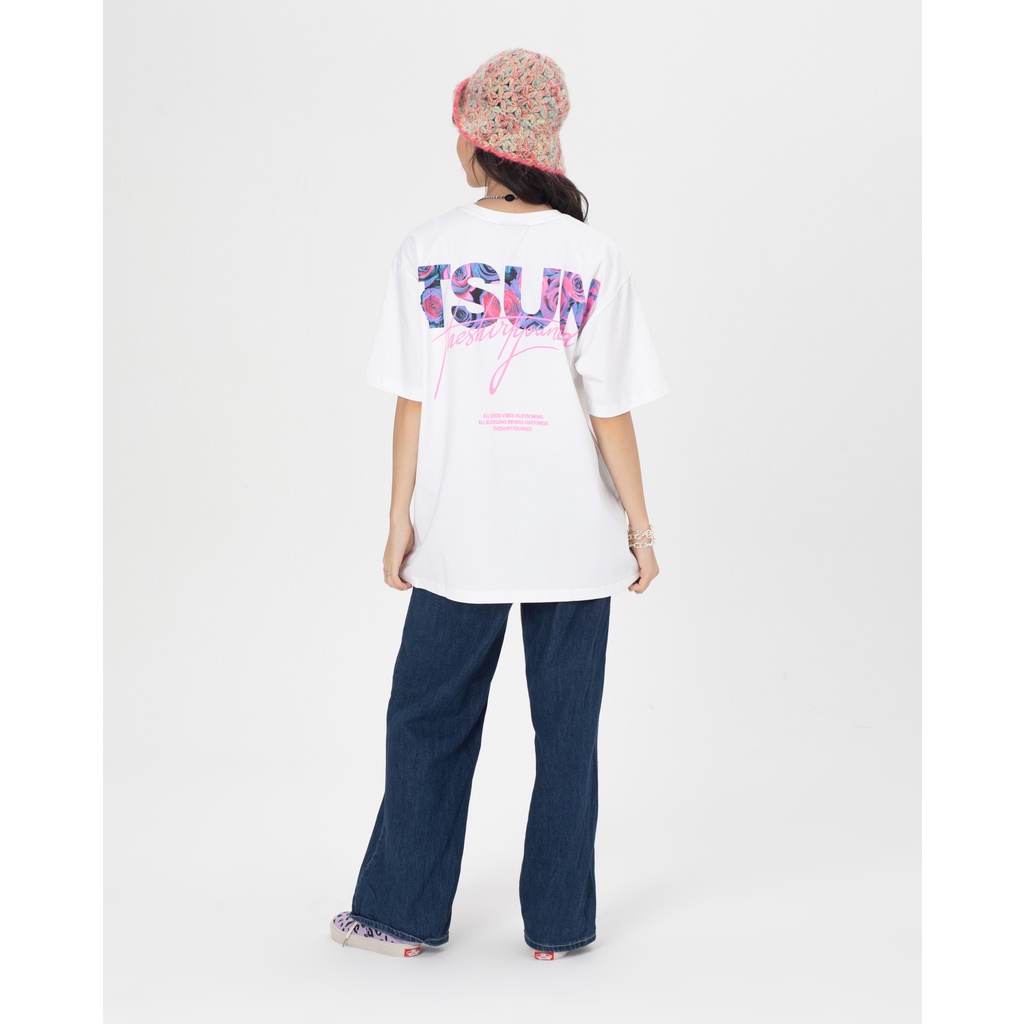 Áo thun TSUN Flower Tee - Trắng - Unisex