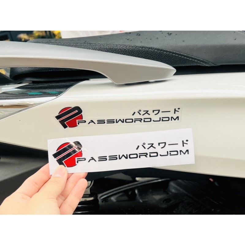Tem Sticker JDM/PASSWORD - Decal Trang Trí