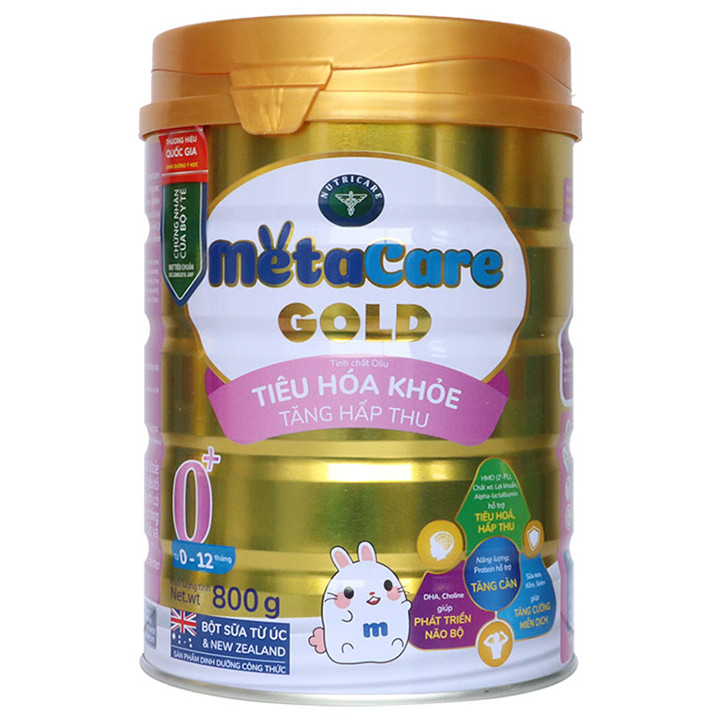 Sữa Metacare Opti 0+ 800G (0-12 tháng)