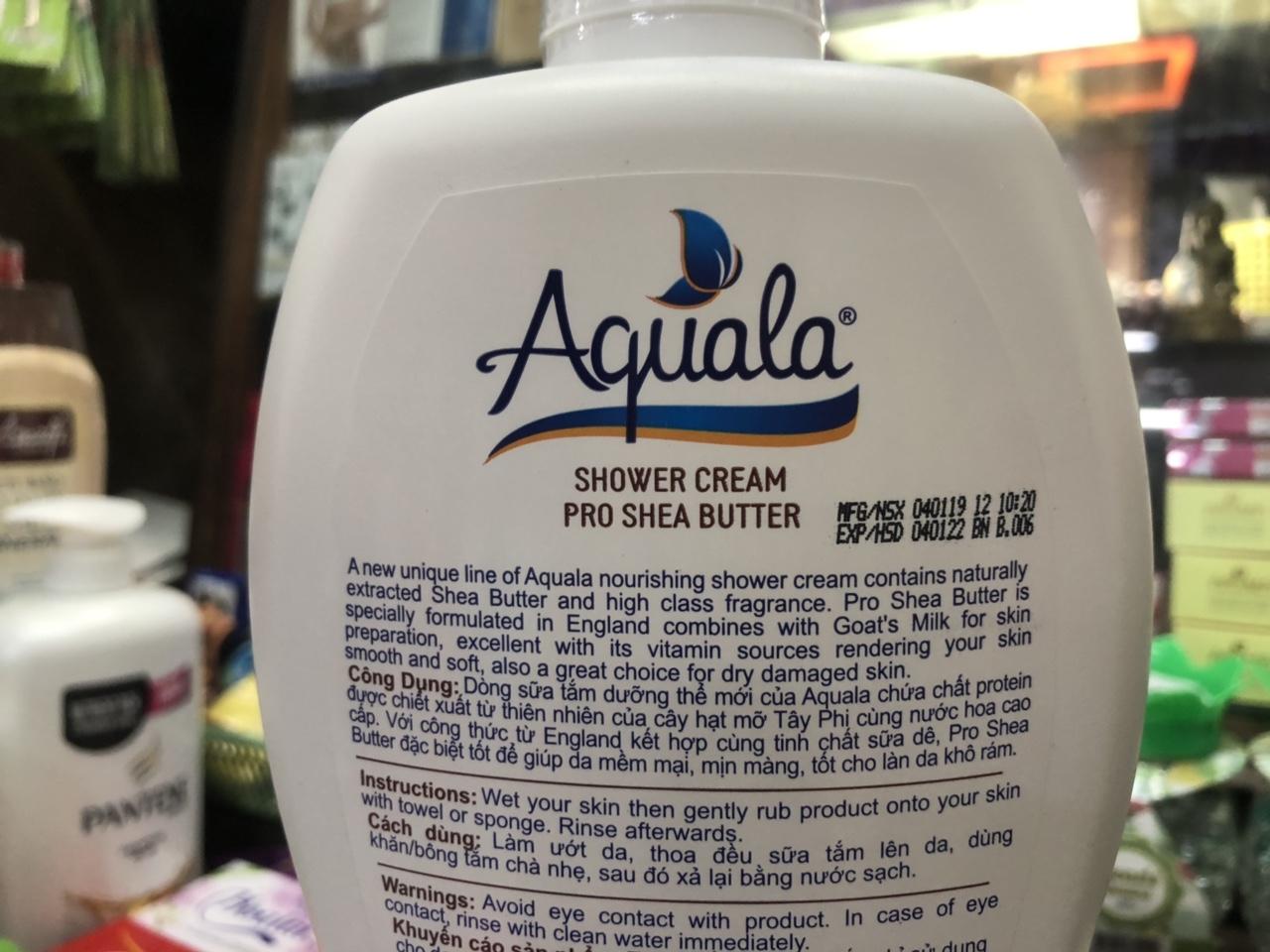 [HCM]SỮA TẮM DÊ AQUALA 1200ml ( 3 MÙI HƯƠNG)