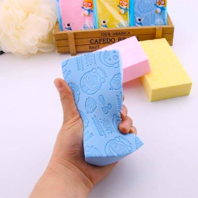 Bông Tắm Bọt Biển Tẩy Da Chết Cho Bé Hàn Quốc