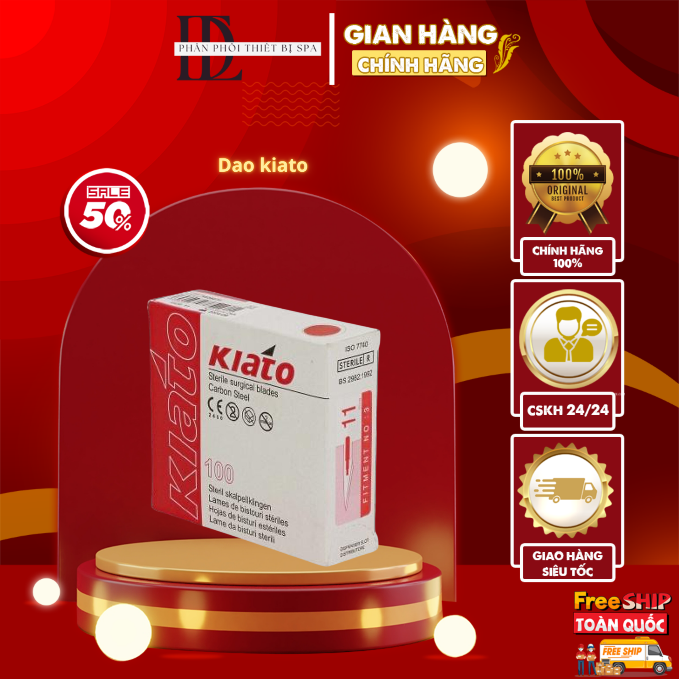 Lưỡi dao mổ số 11 Kiato ẤN ĐỘ