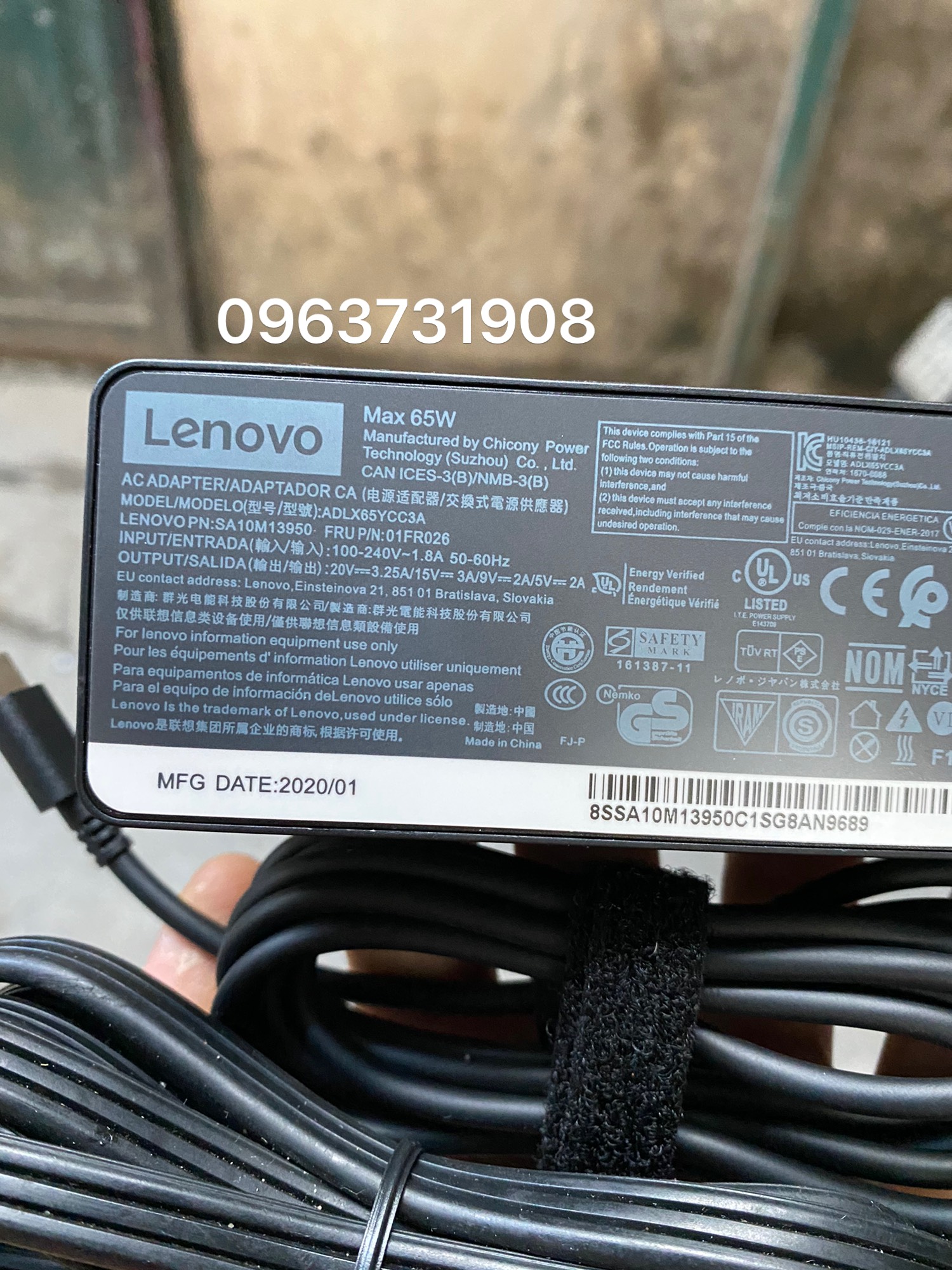 Sạc laptop Lenovo Thinkpad E14 bản gốc tháo máy Lenovo