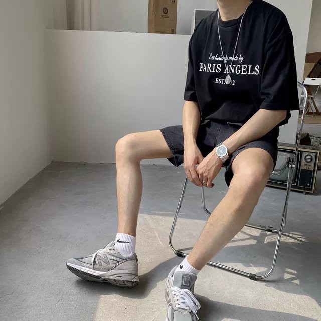 Áo thun Stee PARIS ANGELS - Giá sỉ Unisex-cvc