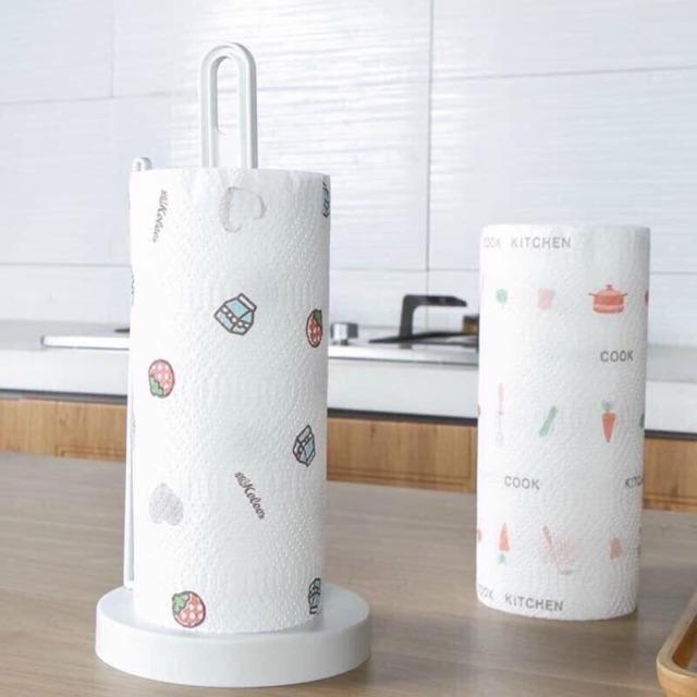 Giấy Cuộn Lau Đa Năng Nhà Bếp Hoa Mẫu Mới
