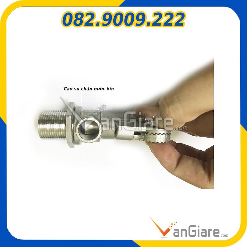 [Loại tốt] Phao cơ inox bồn nước gia đình phi 21 27 34