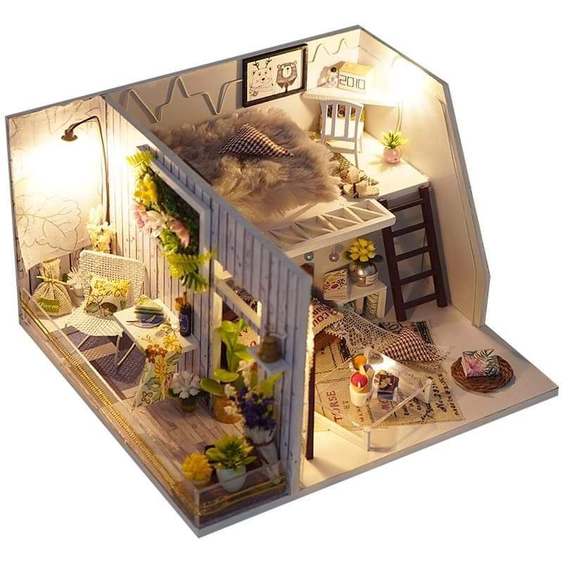 Mô hình nhà búp bê diy house -TD21
