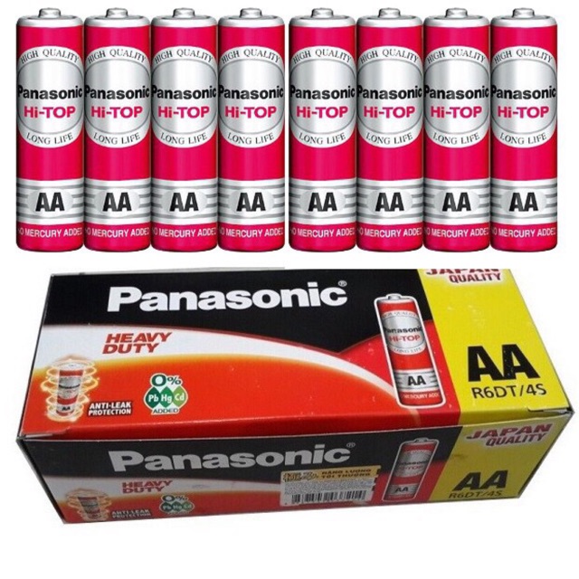 Hộp 60 Viên Pin AA Panasonic - Pin Panasonic Đỏ ( 60 Viên ) ✔️ Siêu Bền  ✔️