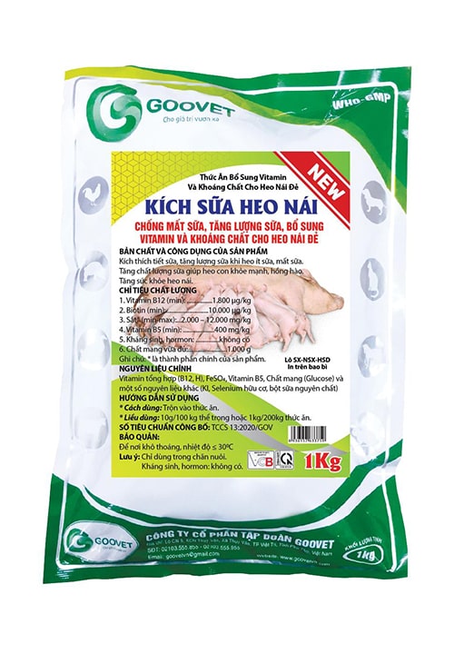 Kích sữa heo nái
