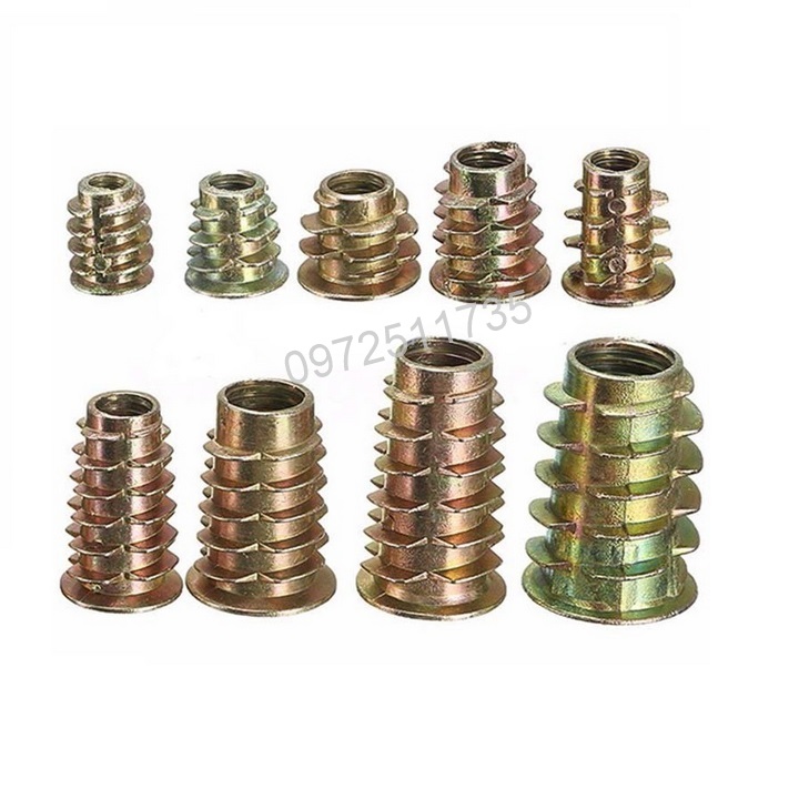 Ốc cấy gỗ có tai M5/M6/M8/M10 (50 con)