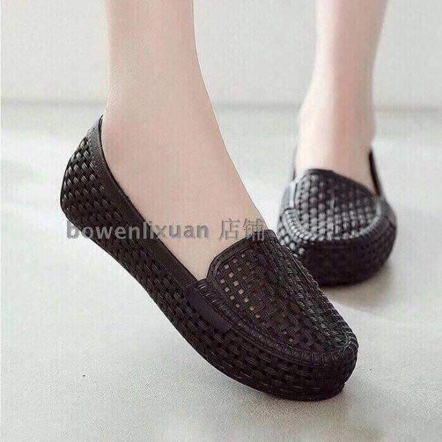 Giày búp bê nhựa dẻo đi mưa